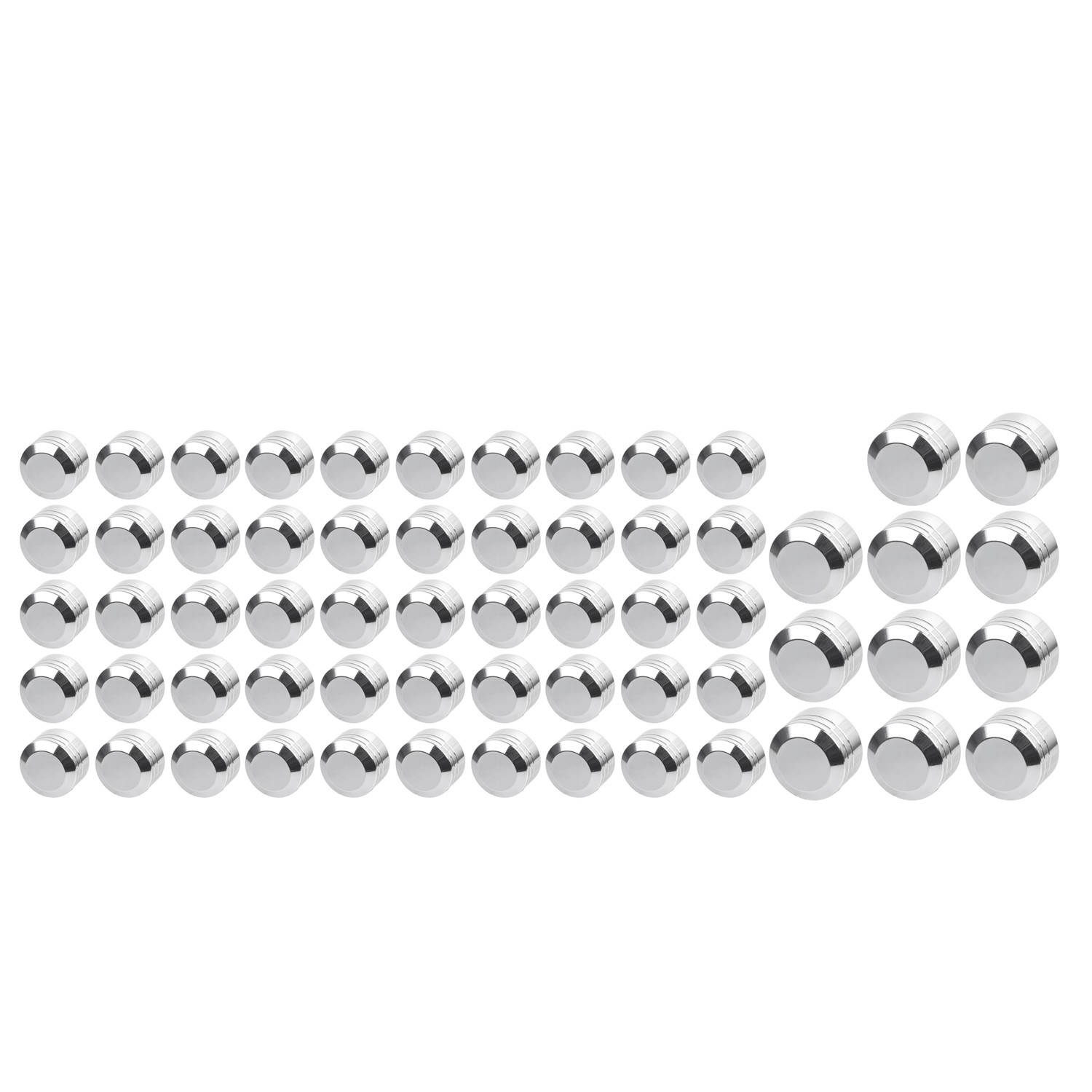 Chrome CNC Engine Topper Bolt Covers For Harley Blackline Softail Springer FXS