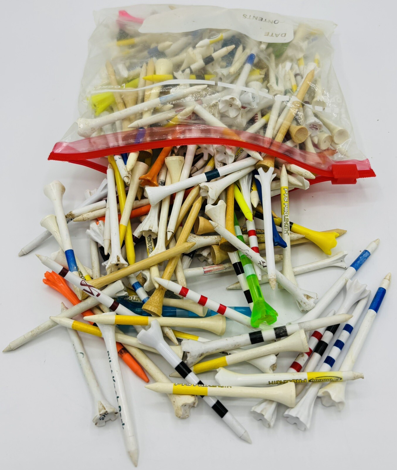 210+ Bag of USED Miscellaneous Golf Tees