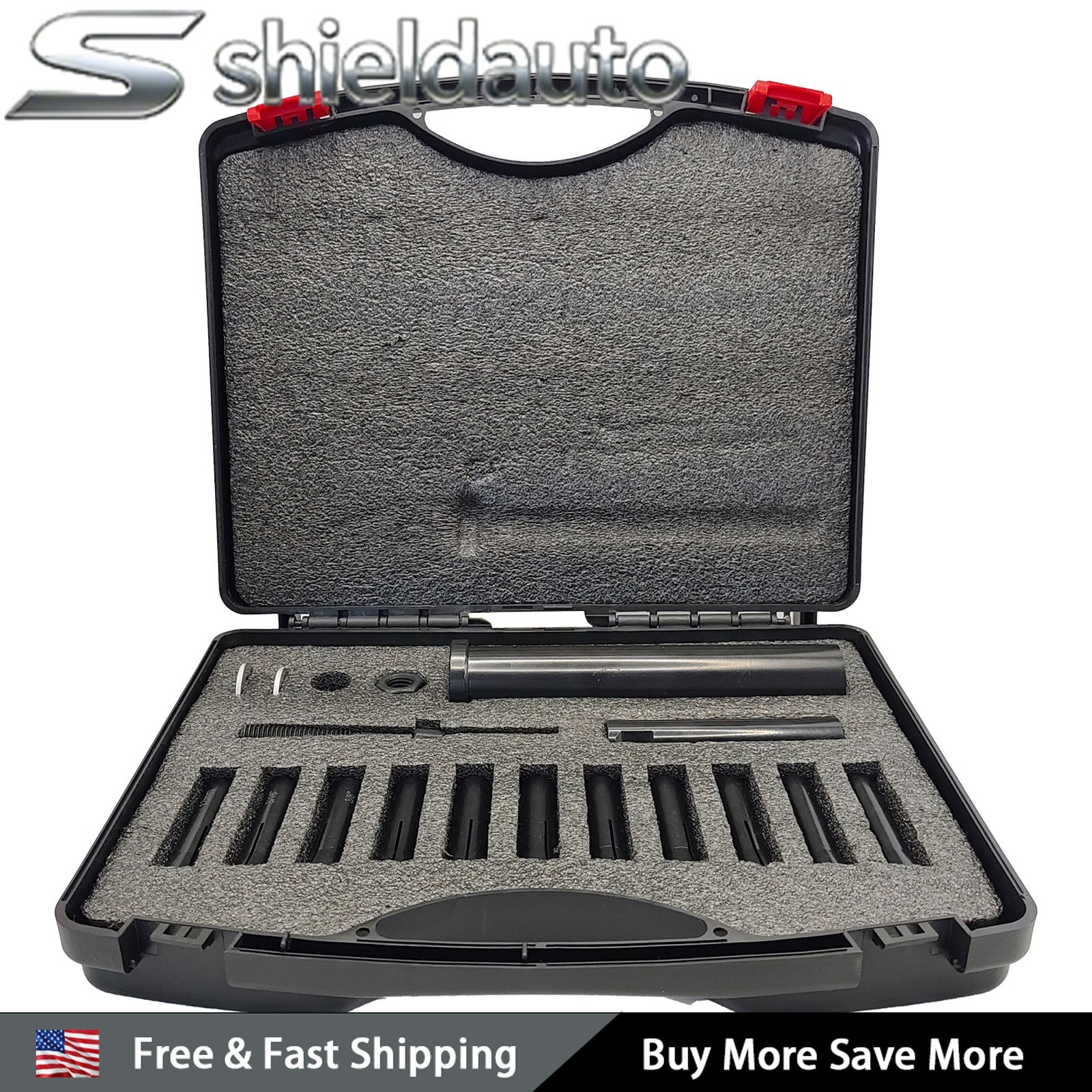 18pcs in-Line Dowel Pin Puller Master Set Includes Both SAE&Metric Collets 95400
