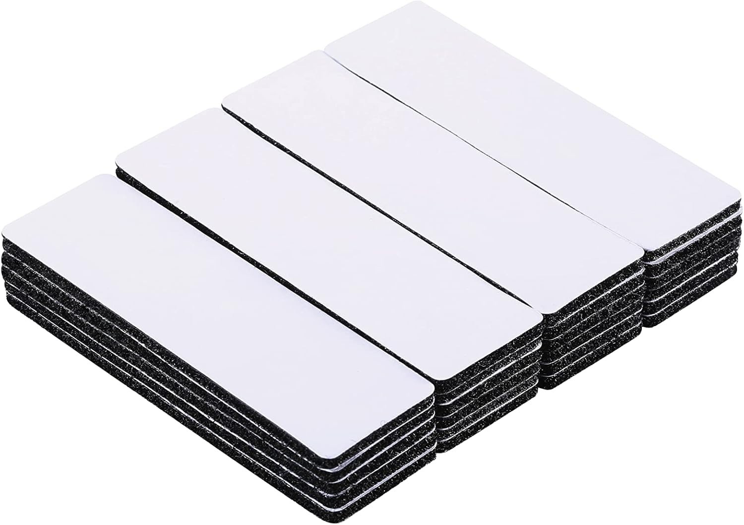 20 Sets Heavy Duty 1x4 Inch Hook and Loop Strips - Versatile Adhesive Fasteners