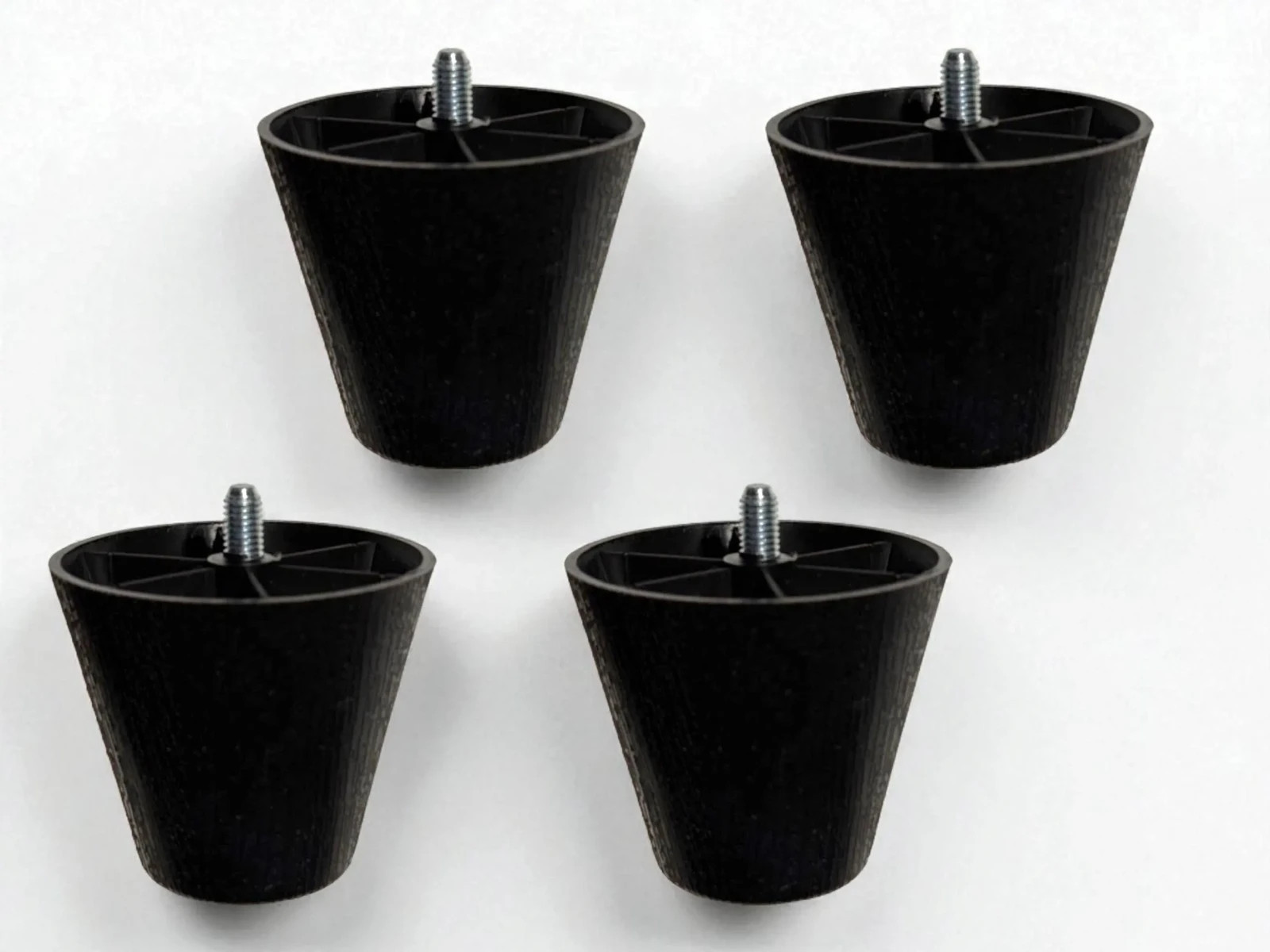 128865 X 4 IKEA Sofa Feet in Black for FRIHETEN