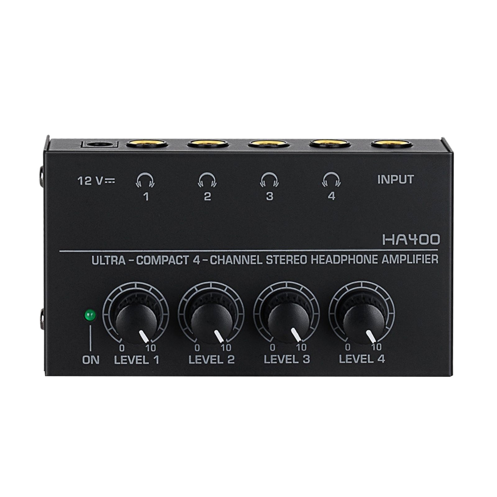 4 Channels Mini Stereo Headphone Ultra-Compact Audio Amplifier Accessories