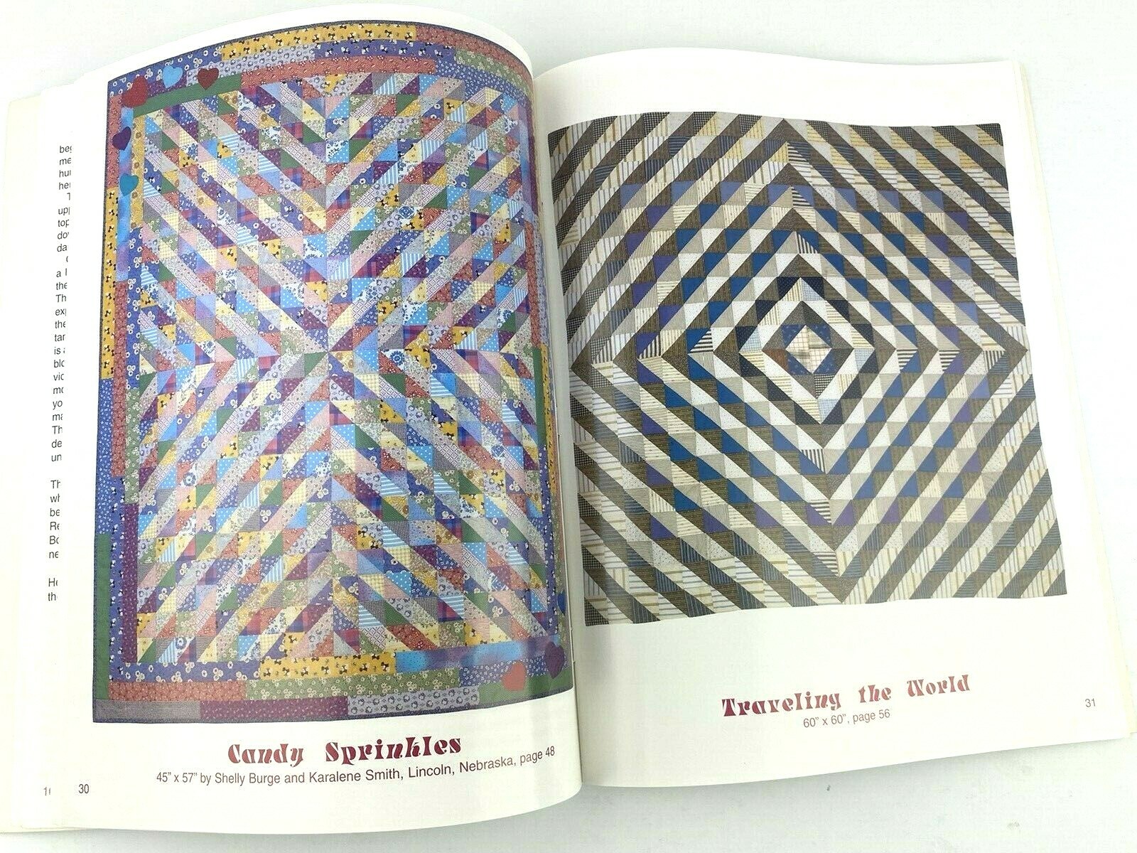 Terrific Triangles Shelly Burge Quilt Quilting Patterns Book 1995 SIGNED