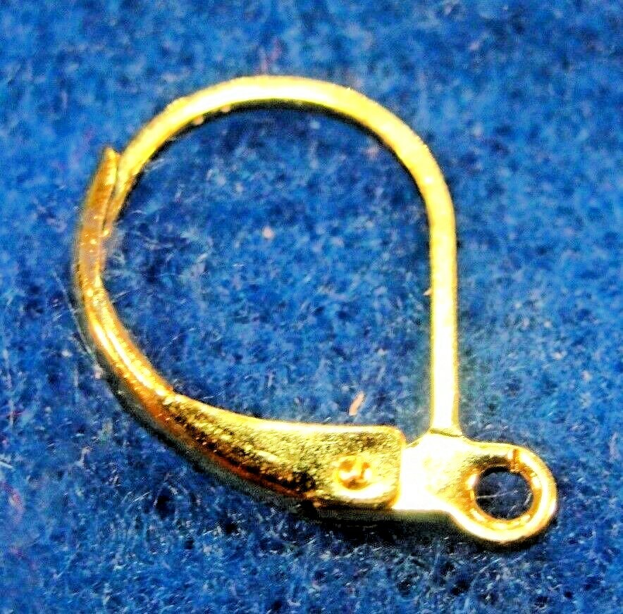 20Pcs. Unplated BRASS LEVERBACK Earring Hooks Earwiires Tibetan Findings EL15