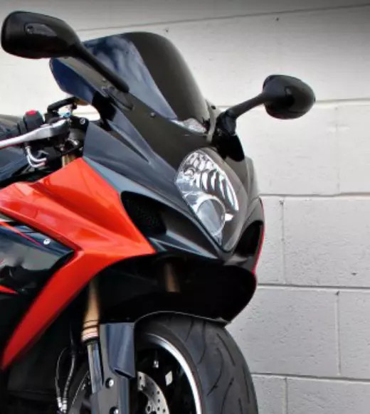 Black Motorbike Windshield For Suzuki GSXR1000 GSX-R1000 2007 2008 K7 Windscreen