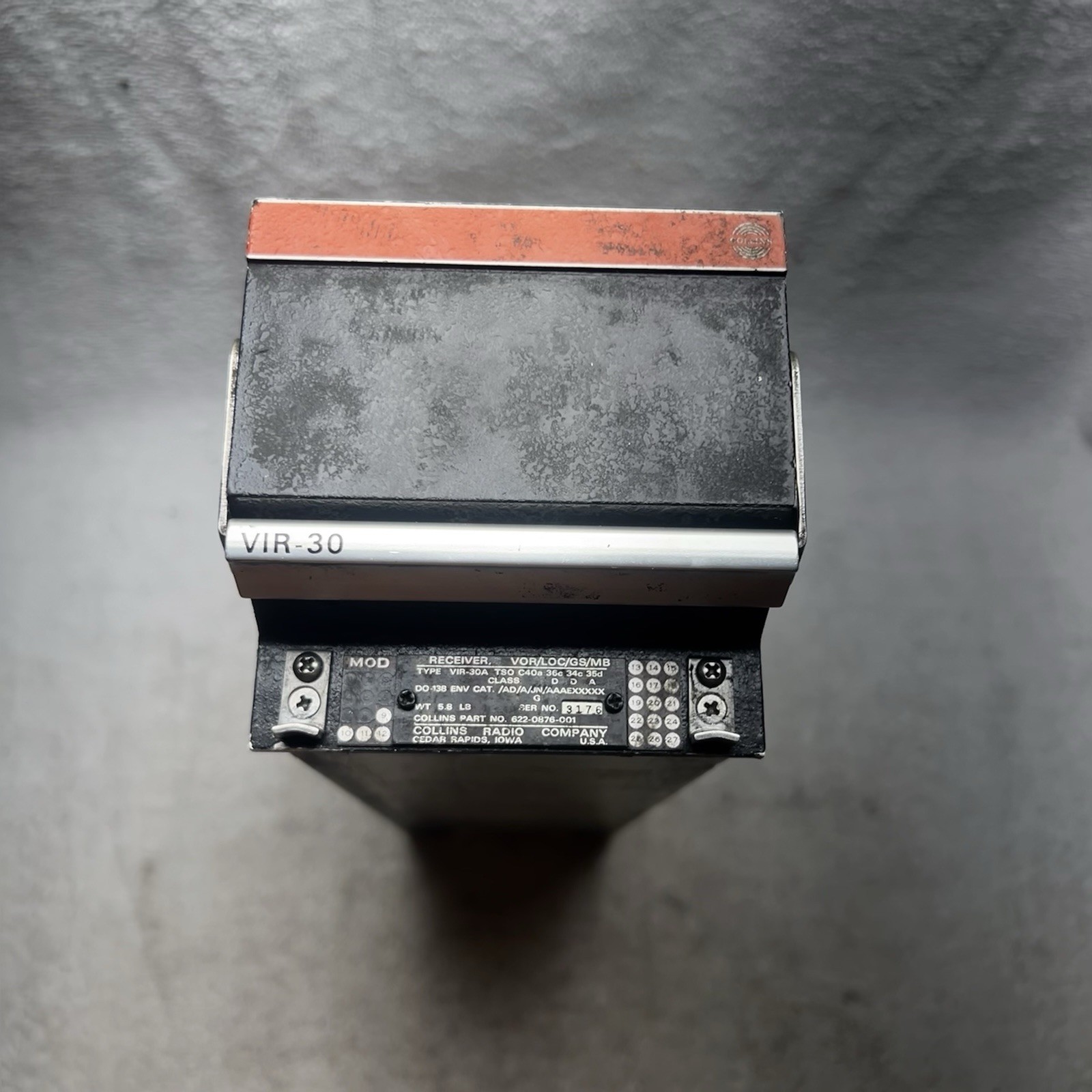 Collins Aerospace VIR-30A Nav Receiver Module 622-0876-001 W/ Mods Repaired