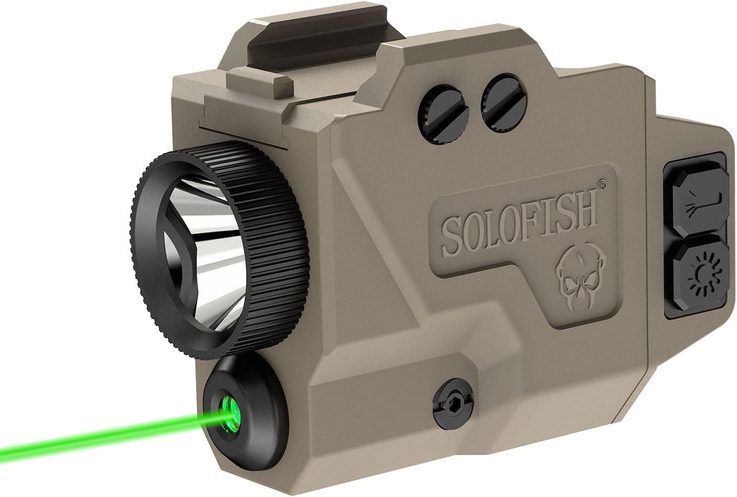 Magnetic Rechargeable Green Beam Tactical Flashlight Laser Light Combo for Glock