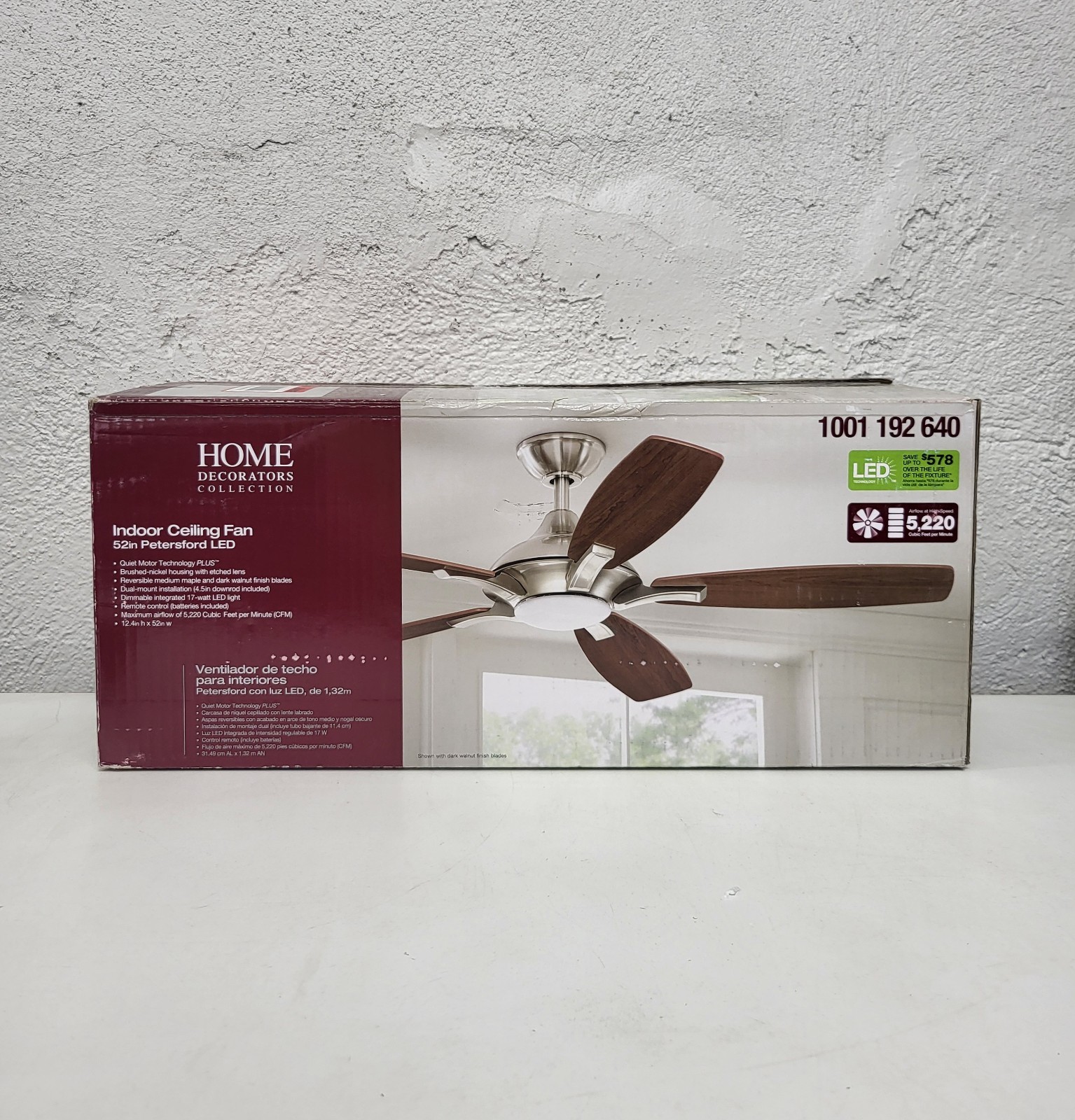 Home Decorators Petersford Ceiling Fan Parts