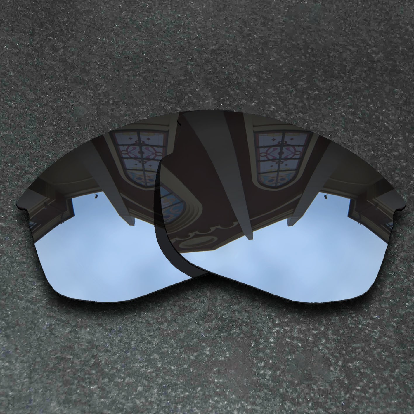 Black Iridium Polarized Replacement Lenses For-Oakley Mercenary OO9424