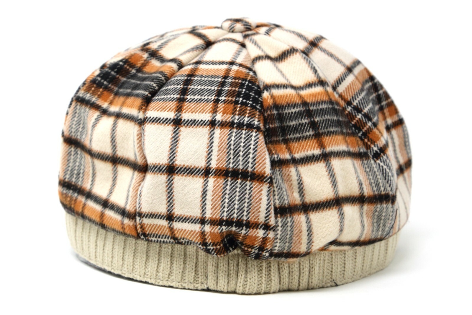 Women's Plaid Applejack Cap Newsboy Hat Winter Spring Warm Fashion Gift Idea