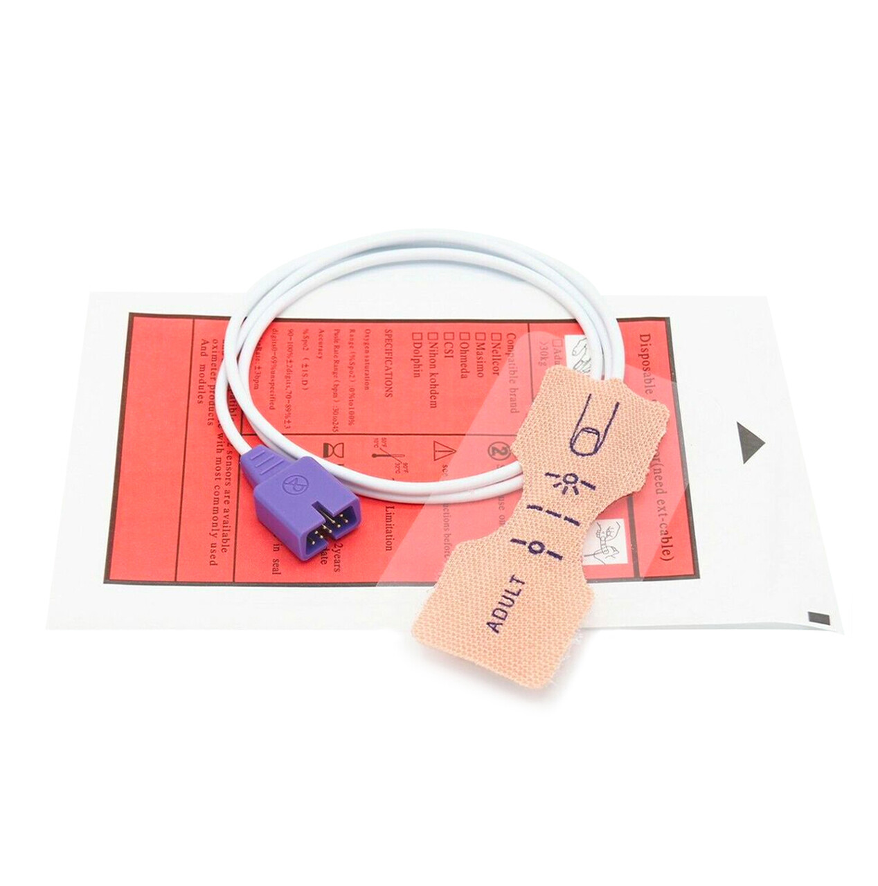 Welch Allyn Disposable Compatible SPO2 Sensor DS-100A - Same Day Shipping