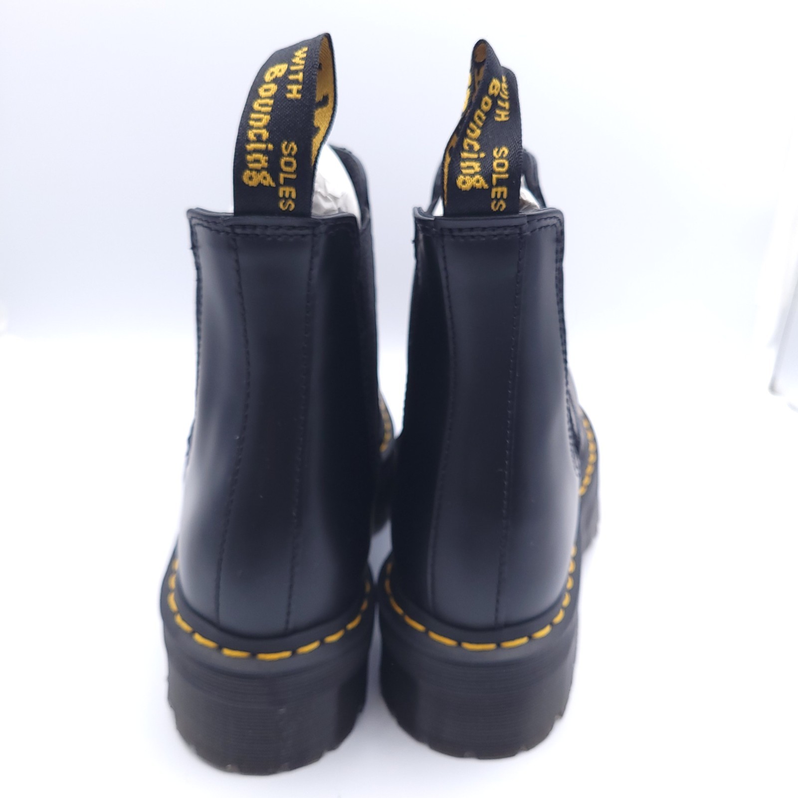 Dr. Martens 2976 Quad Retro Chelsea Boots Mens 10 Womens 11 Black Classic Style