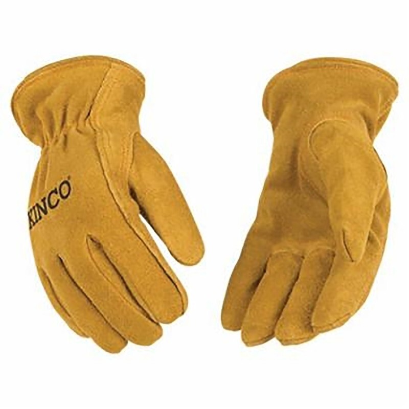 KINCO 50-C Suede Cowhide Gloves Shirred Back Keystone Thumb  Child SMALL 8634784