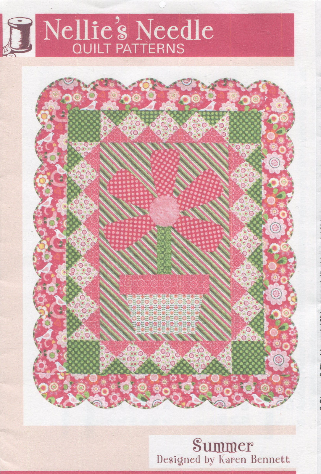 Summer ~ Quilt Quilting Pattern ~ by Nellie's Needle NN311