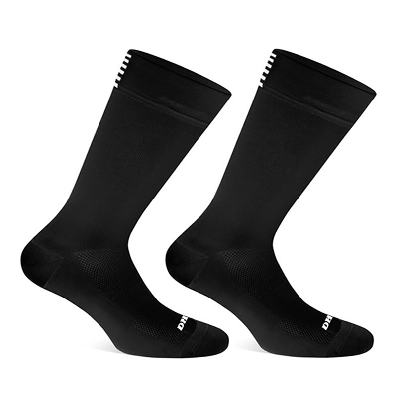 Cycling Socks Men Women Bicycle Bike Riding Sports Ankle Socks XC BMX MTB Black