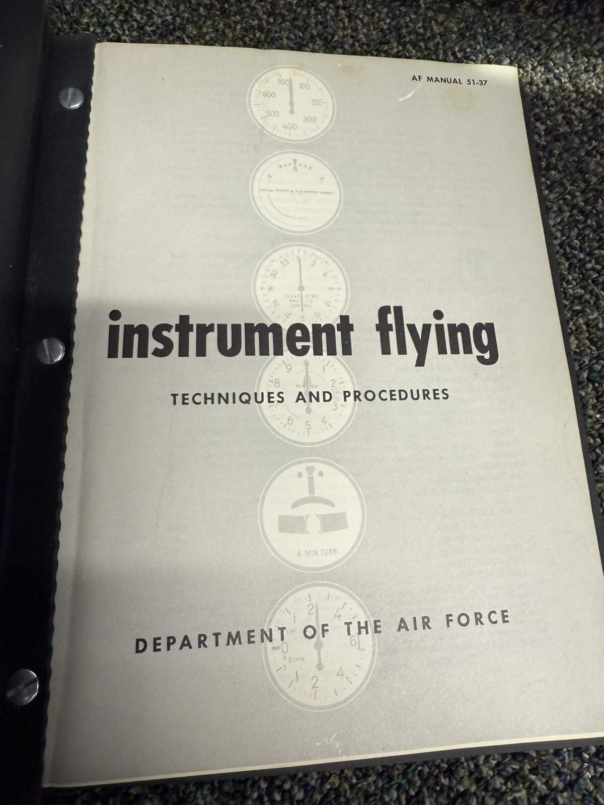 Air Force Instrument Flying Techniques Manual 1953