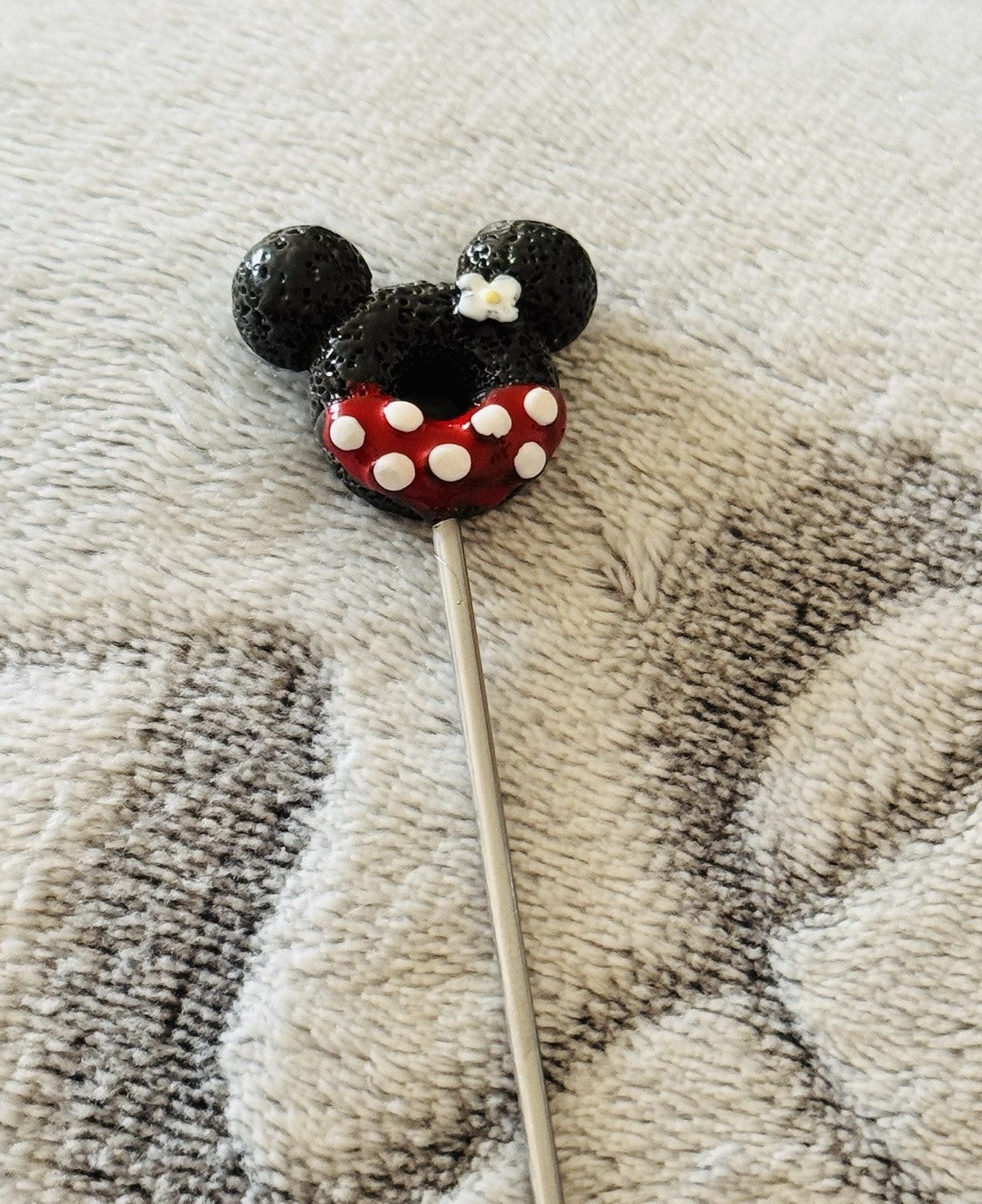 Minnie Mouse Donut Fork - Small Dessert Size
