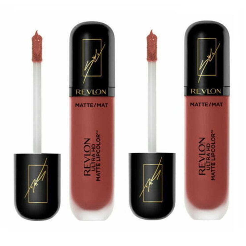 Pack of 2 Revlon Ultra HD Matte Lipcolor, The Sofia Red 680