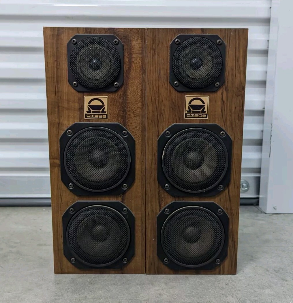 Hammond Omega Applause Speakers Model Z-X TESTED WORKING - Vintage 70's 80's