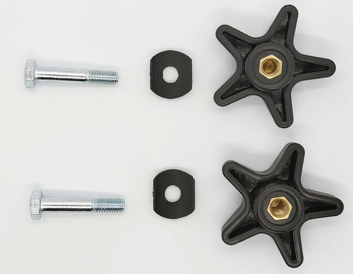 Black Replacement Arm Adjustment Knobs for Rollators – Durable & Easy to Install