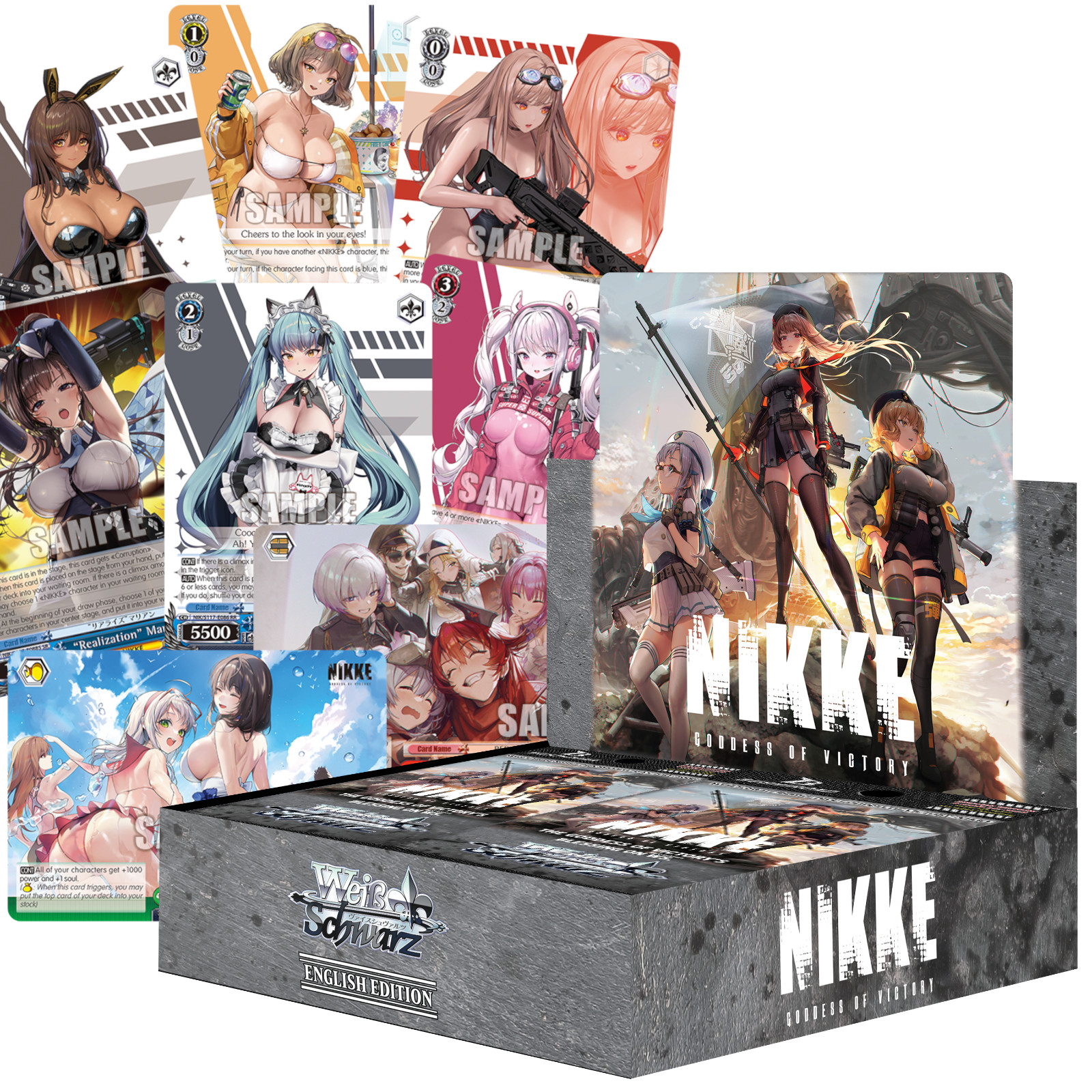 Weiss Schwarz Goddess of Victory Nikke ENG Singles - YELLOW - Choose your Nikke!
