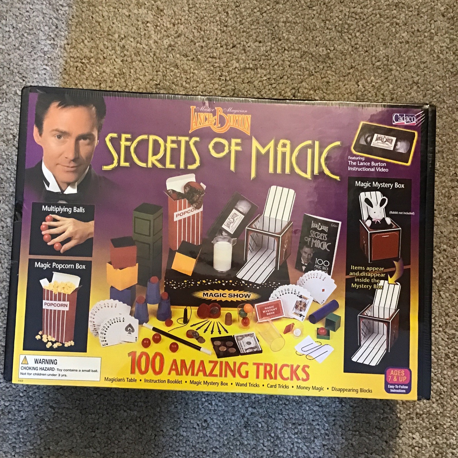 Lance Burton Secrets of Magic 100 Amazing Tricks Set RARE 2001 NIB SEALED