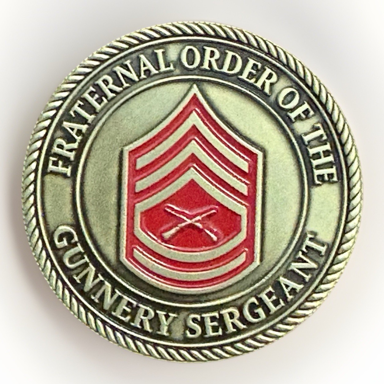 Fraternal Order of the GySgt Challenge Coin – Fortitudo Limited Stock