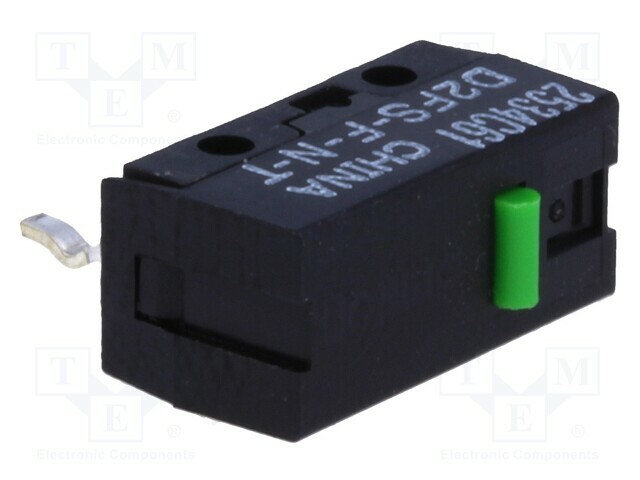 Microsc SNAP ION without lever 0.1A/6VDC Pos: 2 D2FS-F-N-T