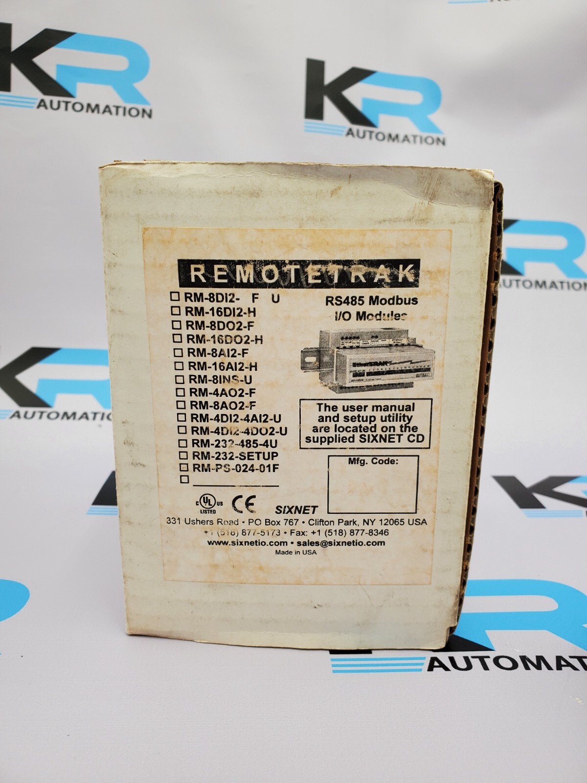 NEW Sixnet RM-PS-024-01 I/O Module