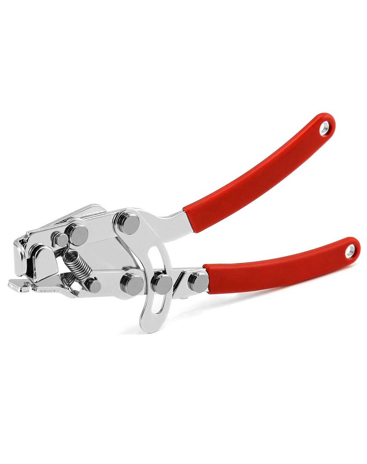 QWORK Fourth Hand Cable Puller, Professional Tension Puller Plier Tool Red