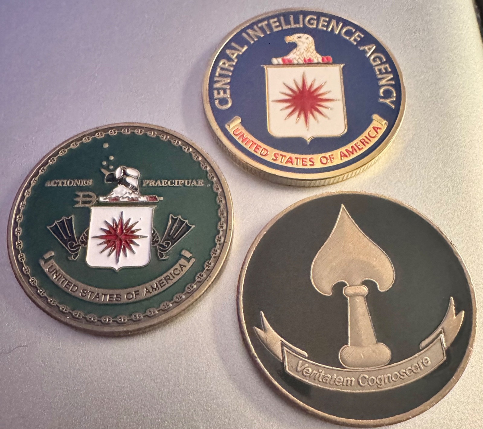 CIA SAD Special Operations Group Special Activities Division Challenge Coin Set