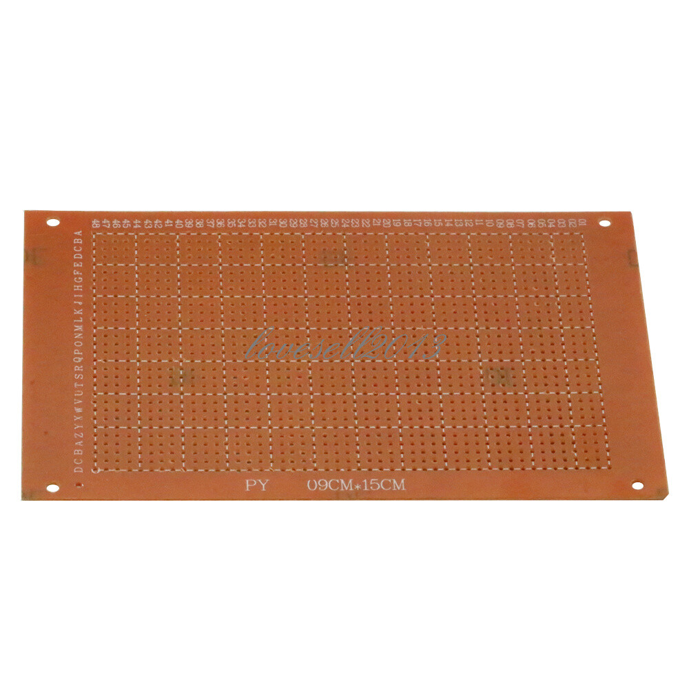 5Pcs 9 x 15 cm DIY Prototype Paper PCB fr4 Universal Board NEW