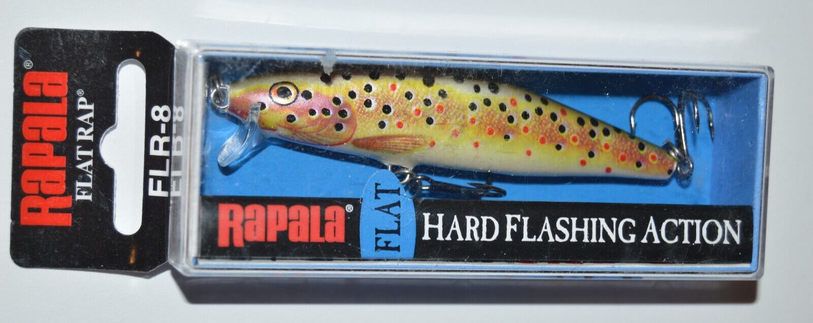rapala flat rap slow rising 3 1/8" 1/4oz flr08 flr-8 tr brown trout