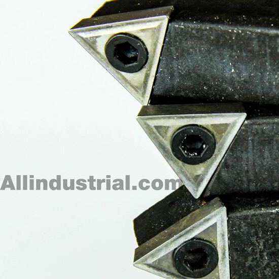 3/4" 5 Pc Indexable Carbide Insert Turning Tool Bit Lathe Set C6 Chipbreaker