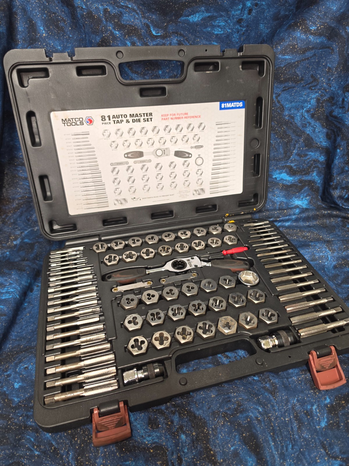 Matco Tools 81 Piece Auto Master Tap & Die Set 81MATDS