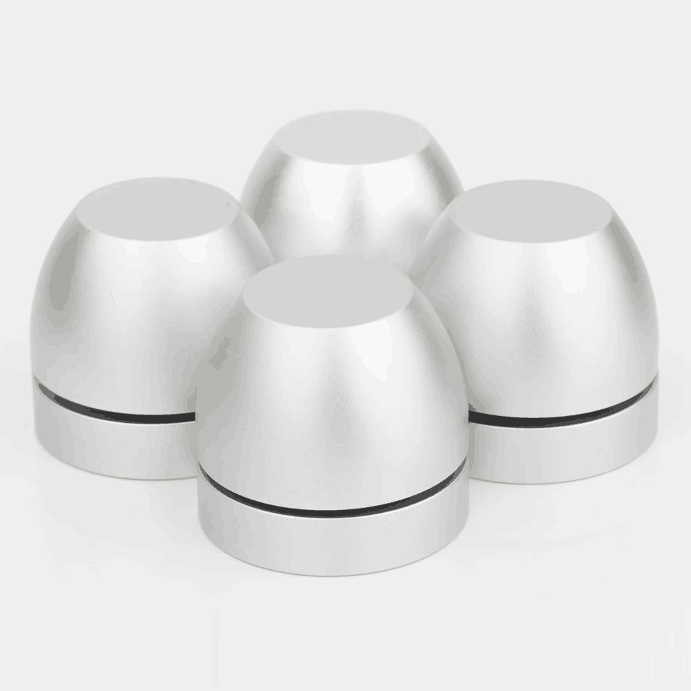 4PCS HiFi Amplifier Isolation Stand Feet Aluminum Alloy DAC Speaker Spikes Pads