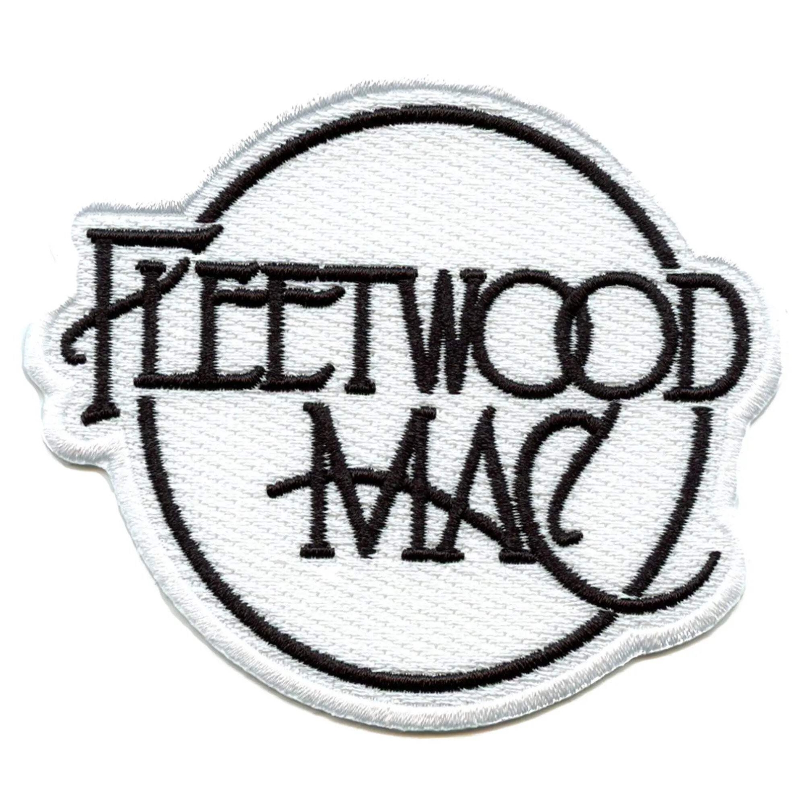 Fleetwood Mac Round Patch Classic Band Logo Embroidered Iron On