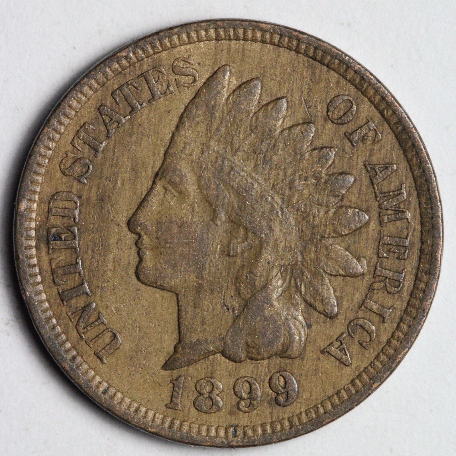 1899 Indian Head Cent Penny XF E148 T