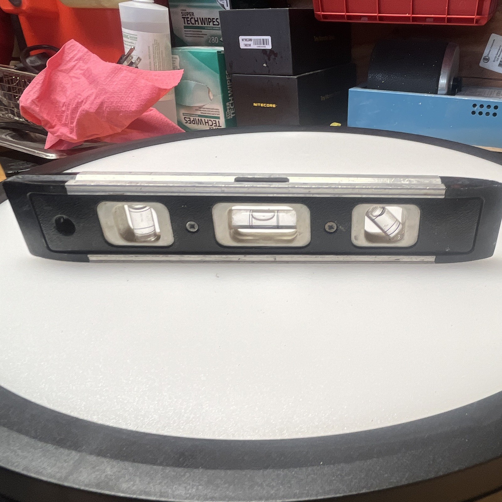 Empire 9” Magnetic Torpedo Level Aluminum/Plastic Silver/Black