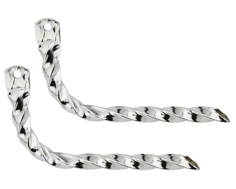Bike Twisted Muffler Chrome.