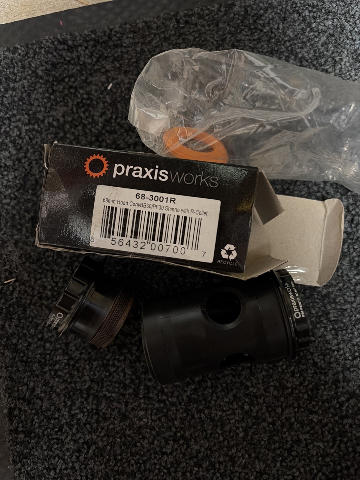 Praxis Works PX9003 Shimano Road  BB30/PF 30 Conversion 30 BB 68mm