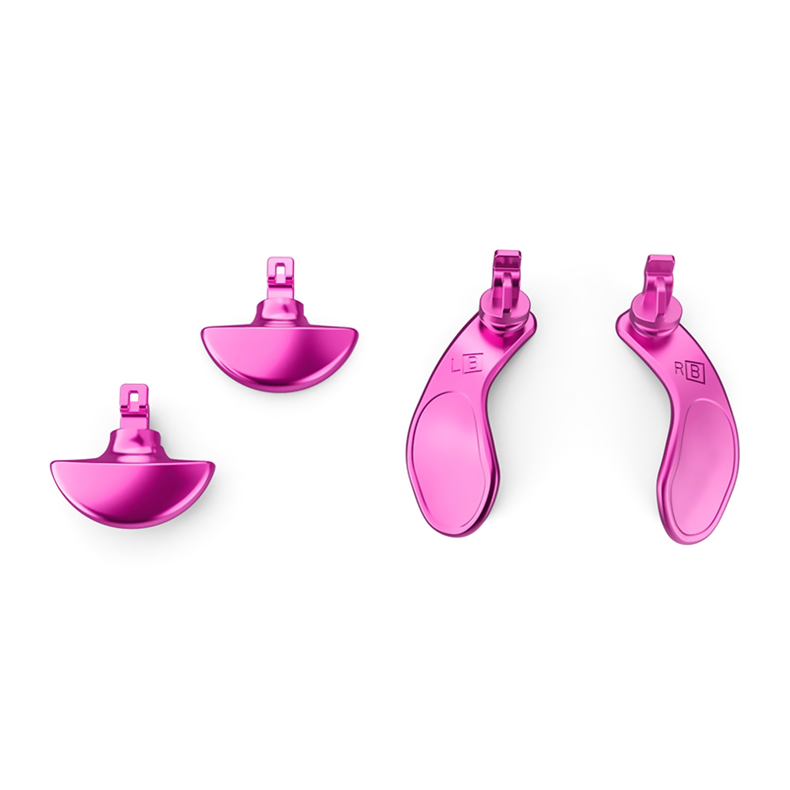 4X Purple Stainless Steel Back Button Paddles For PS5 Edge Controller Accessory