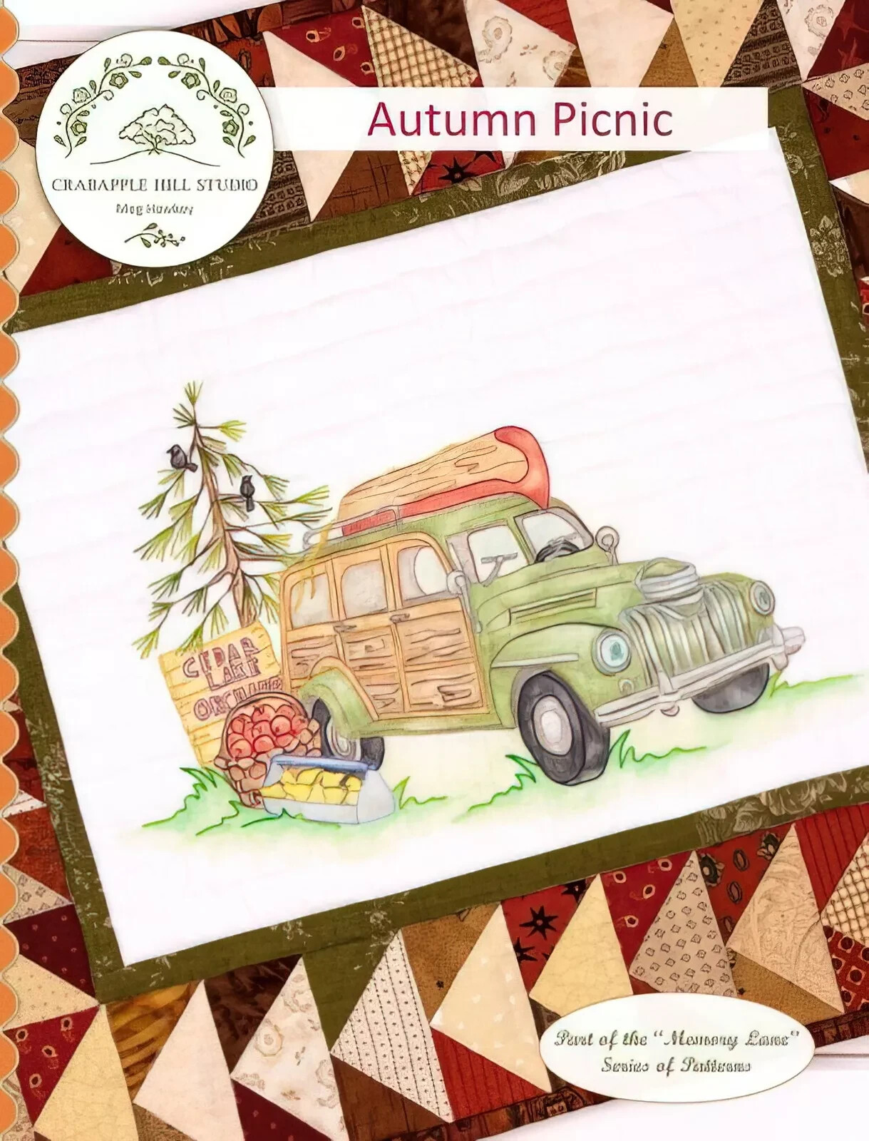 Memory Lane - Autumn Picnic Pattern by Crabapple Hill Studio - pre-owned
