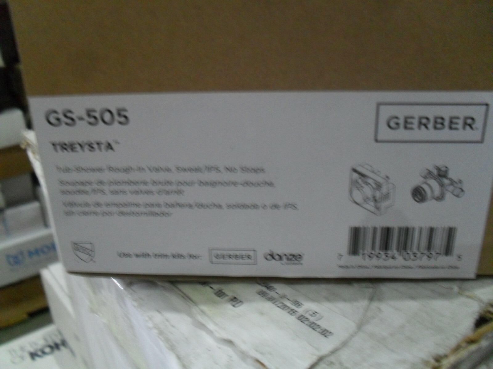 Gerber GS-505 TREYSTA Tub & shower valve