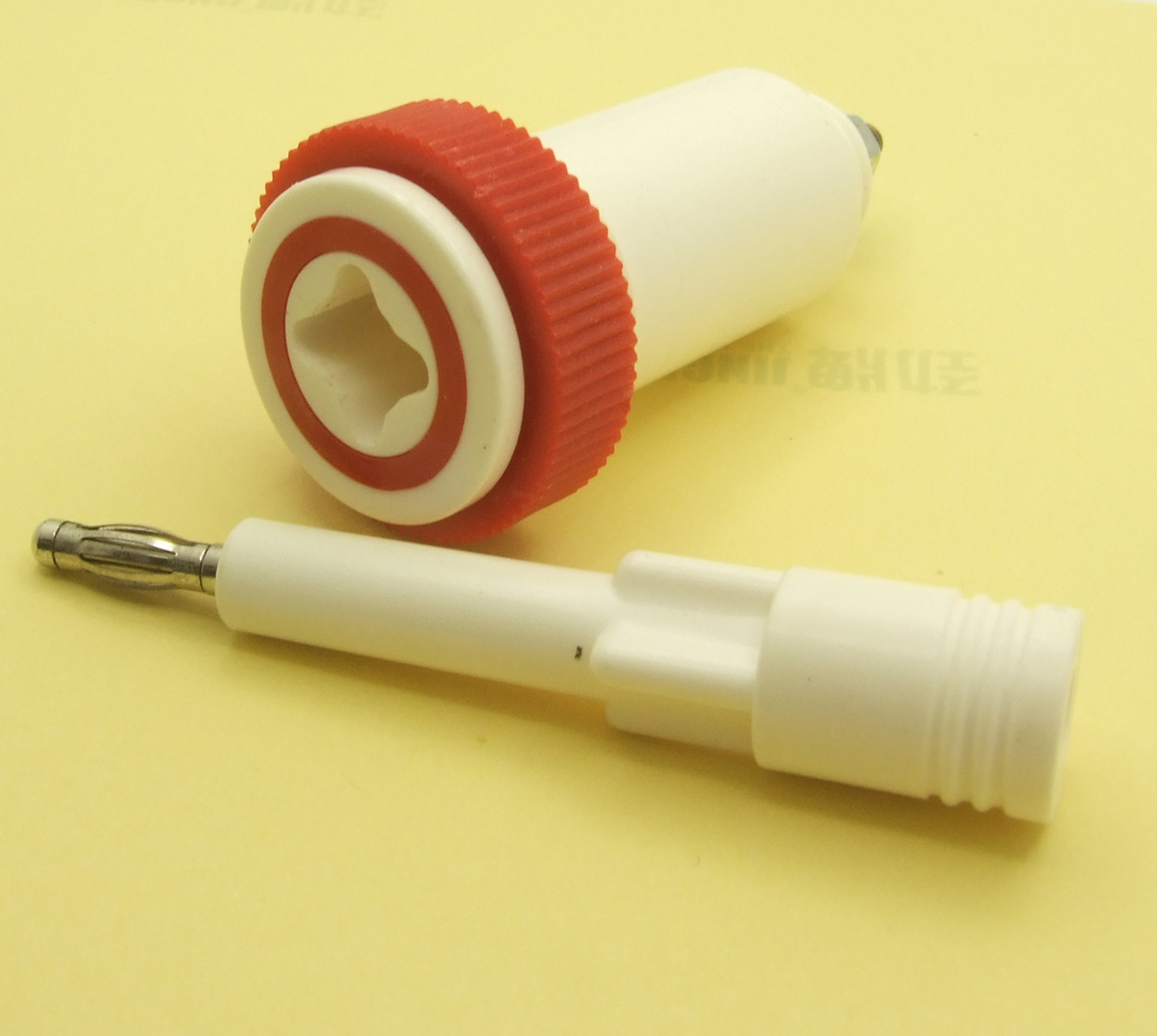 1 Sets 15KV high voltage resistant banana plug / socket welding - cross-shaped