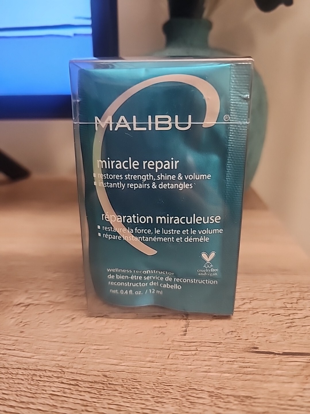 Miracle Repair Wellness Reconstructor by Malibu C, 0.4 oz packet 12 pack