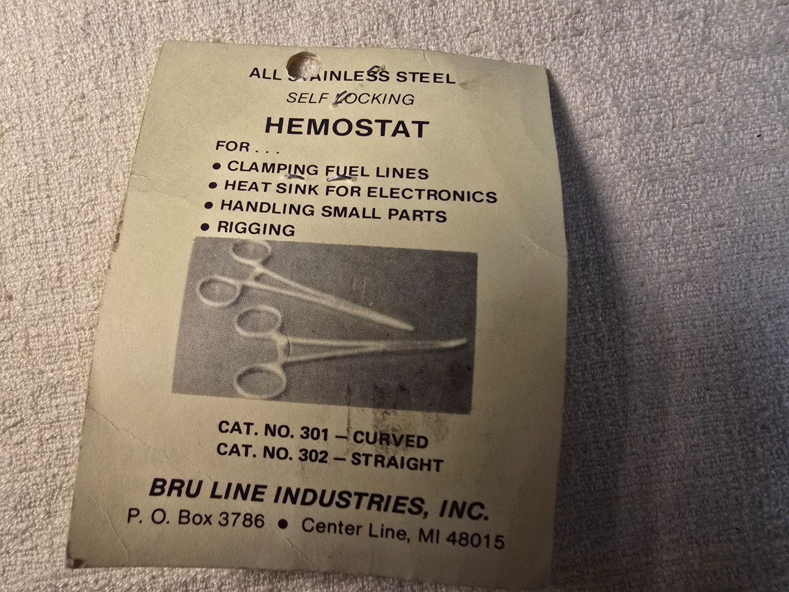 Bru-Line 102 Model Airplane Engine Air Cleaner ( Coarse)