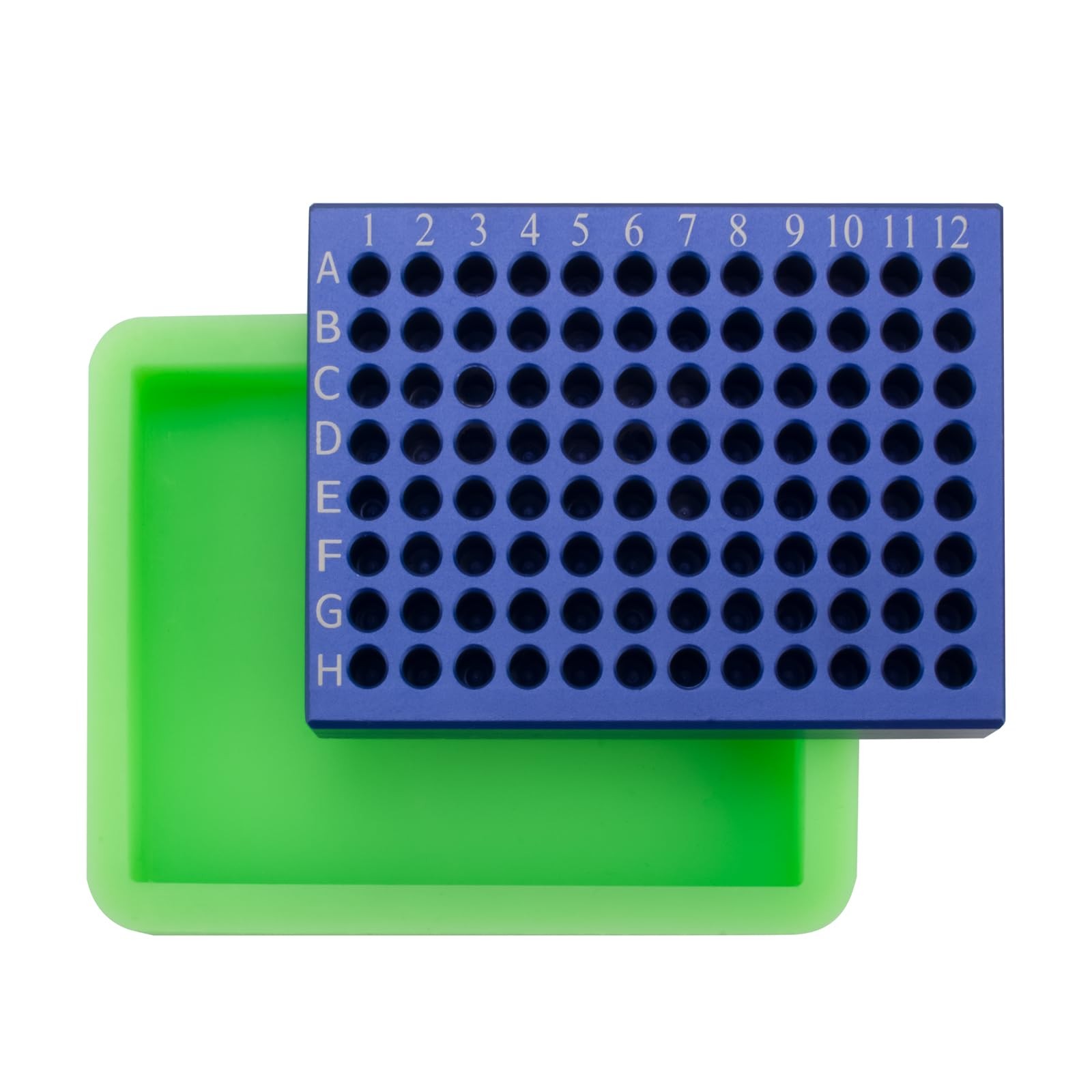 96-Well Aluminum Cooling Block for 0.2ML Tube Sutiable for Continuous Cooling...