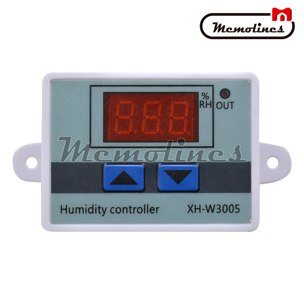 XH-W3005 AC110-220V 1500W LED Digit Humidity Controller Hygrometer Switch Sensor