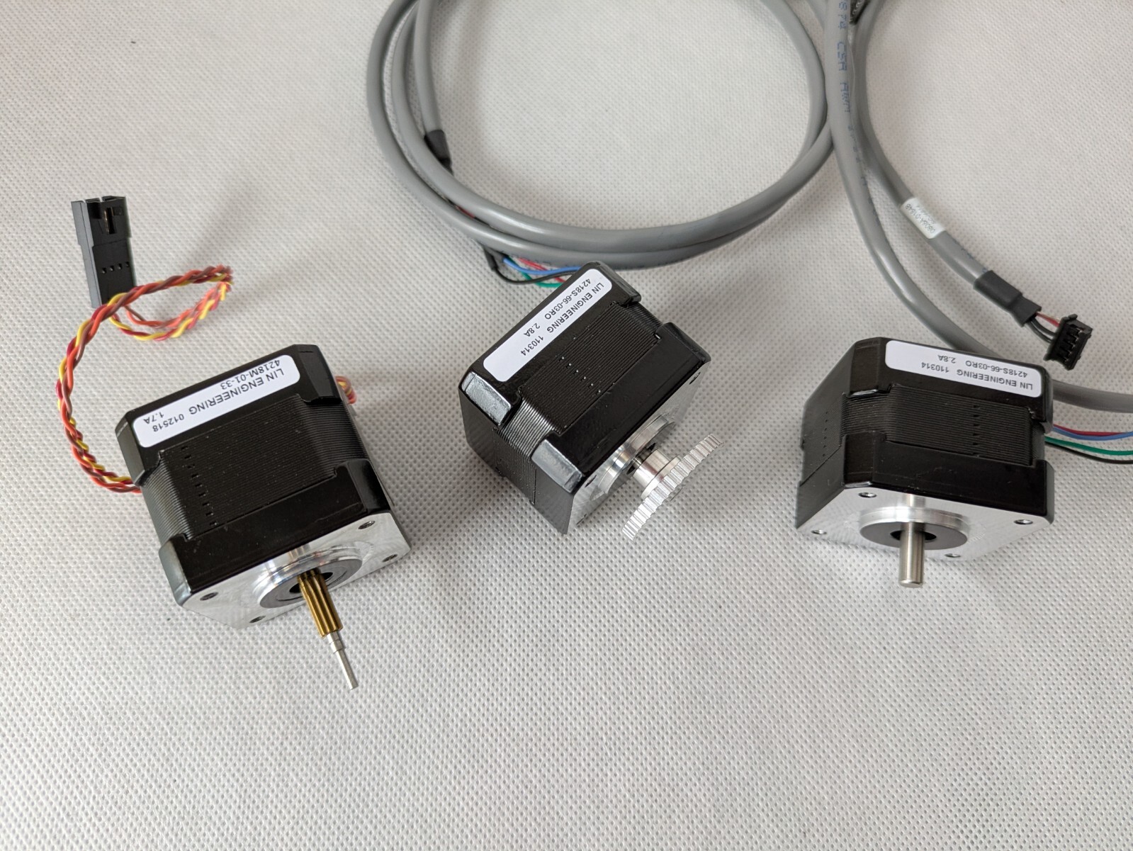 LIN Engineering Motor Lot 2.8A and 1.7A